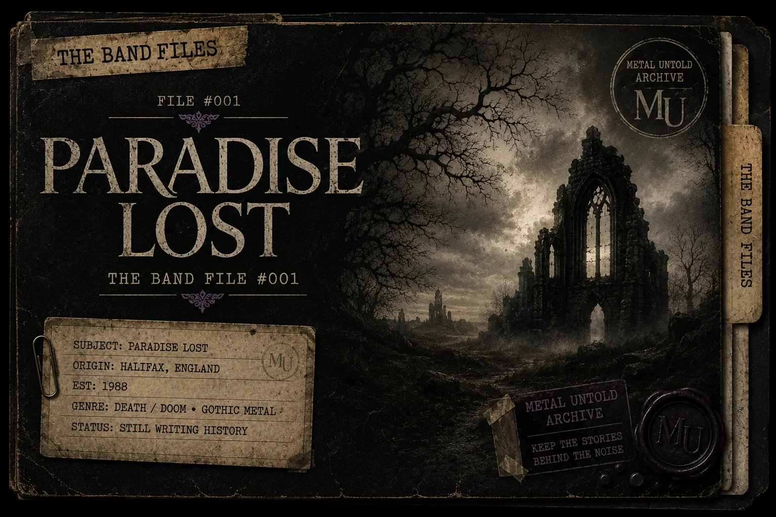 THE BAND FILE: PARADISE LOST