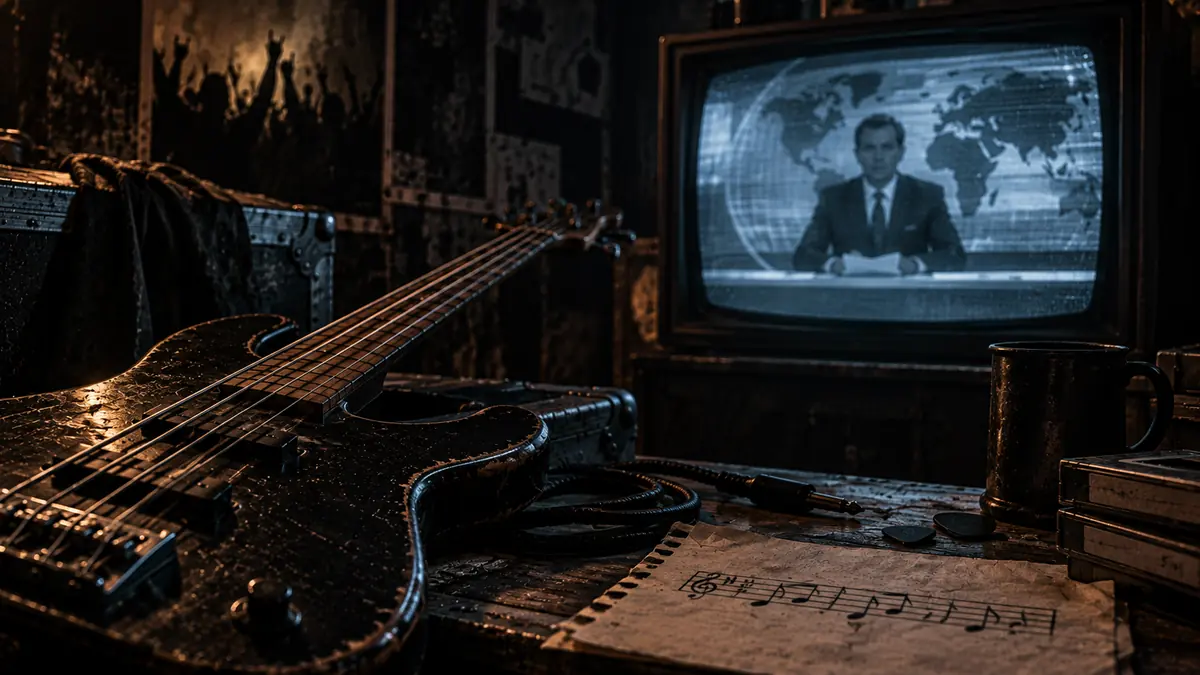 PEACE SELLS: THE BASS RIFF THAT BECAME TV NEWS